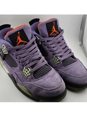 Jordan sneaker with Purple and Orange interior